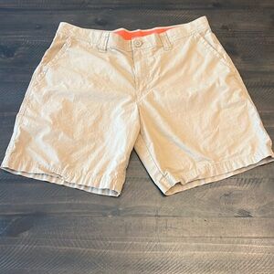 Columbia Men's Chino Shorts Size 34 Flat Front Casual